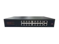 Spy SP-18250PLDE 16PORT POE + 2 PORT GBIT UPLINK SWITCH - 1